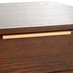 Safavieh Pierre 2 Drawer Coffee Table, COF6404 - Walnut / Gold