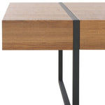 Safavieh Tristan Rectangular Modern Coffee Table, COF7000 - Brown / Black