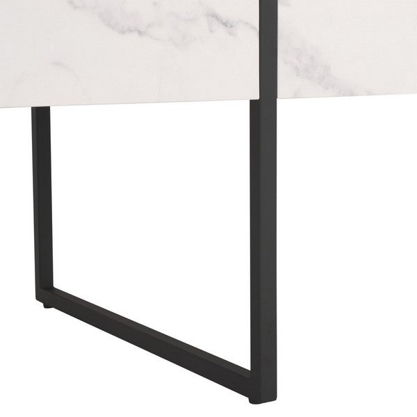 Safavieh Tristan Rectangular Modern Coffee Table, COF7000 - White / Black