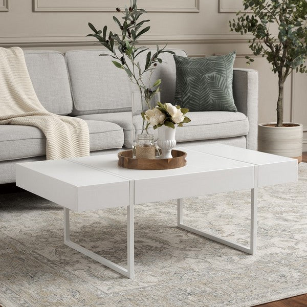 Safavieh Tristan Rectangular Modern Coffee Table, COF7000 - White