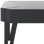 Safavieh Liann Rustic Midcentury Wood Top Coffee Table , COF7003 - Black Stripe/ Black