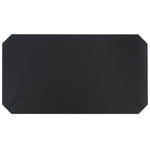 Safavieh Liann Rustic Midcentury Wood Top Coffee Table , COF7003 - Black Stripe/ Black