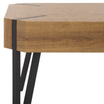 Safavieh Liann Rustic Midcentury Wood Top Coffee Table , COF7003 - Natural Brown / Black