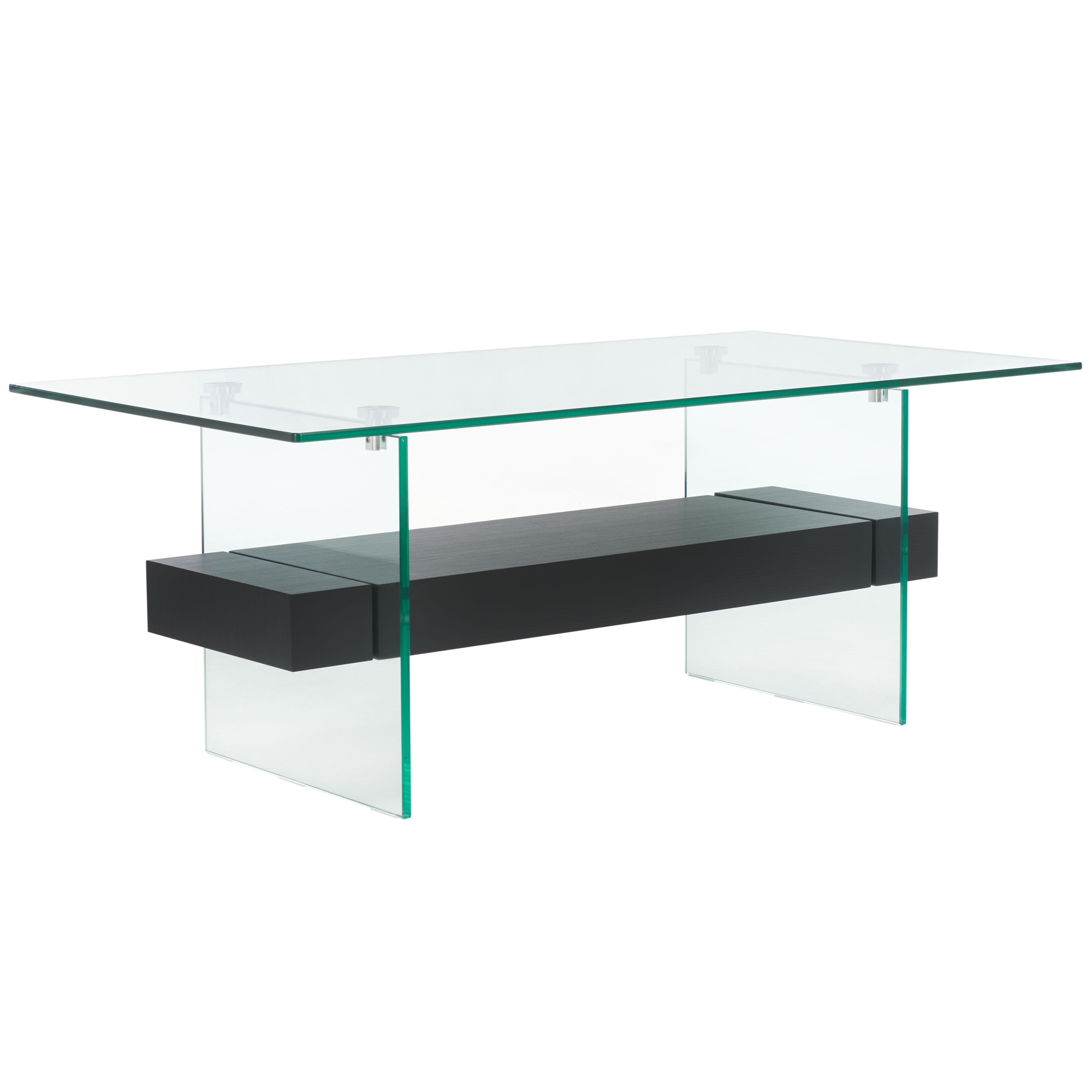 safavieh kayley glass coffee table, cof7004 - Glass / Black Stripe
