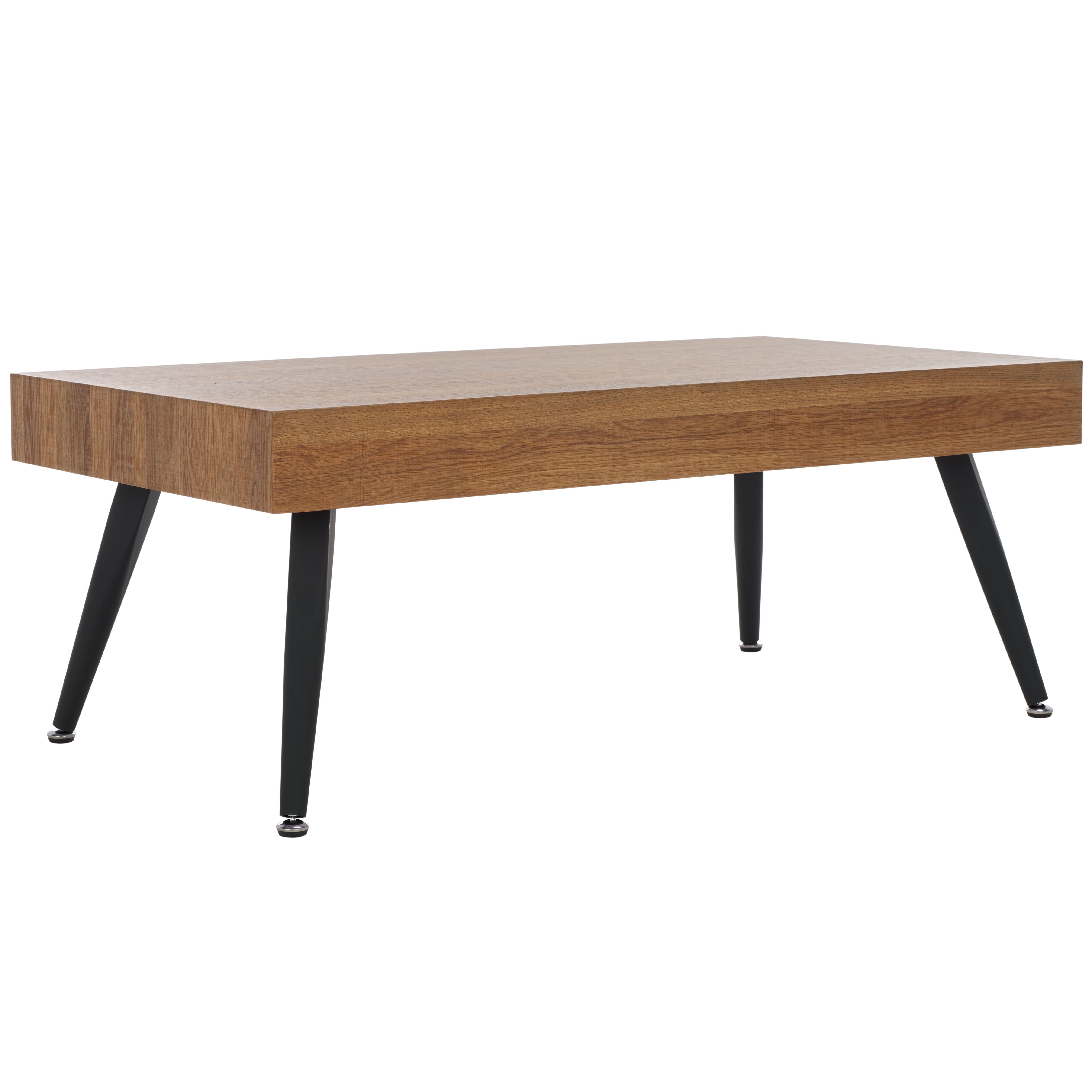 Safavieh Cedric Rectangular Midcentury Modern Coffee Table , COF7007 - Brown / Black