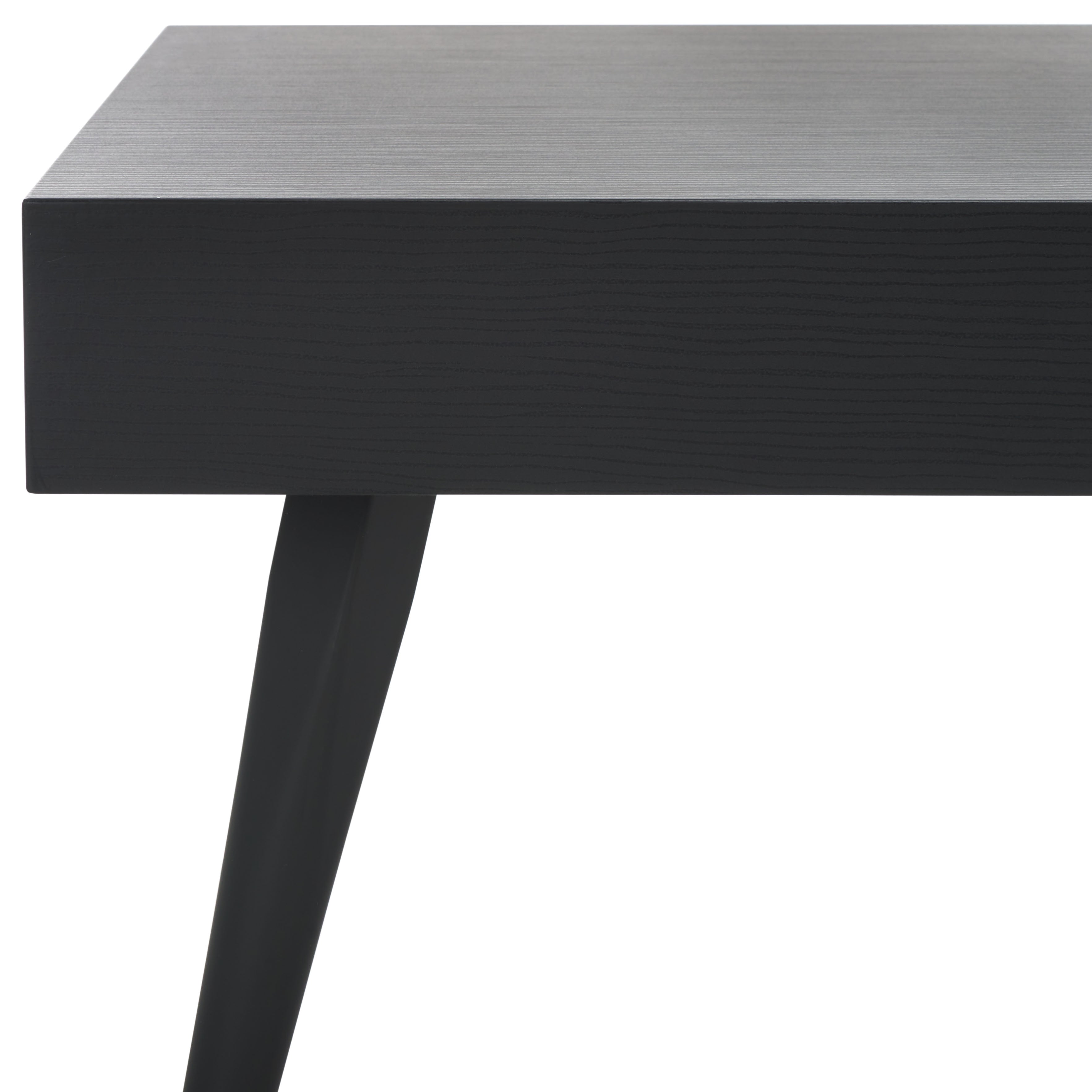 Safavieh Cedric Rectangular Midcentury Modern Coffee Table , COF7007 - Black Stripe / Black