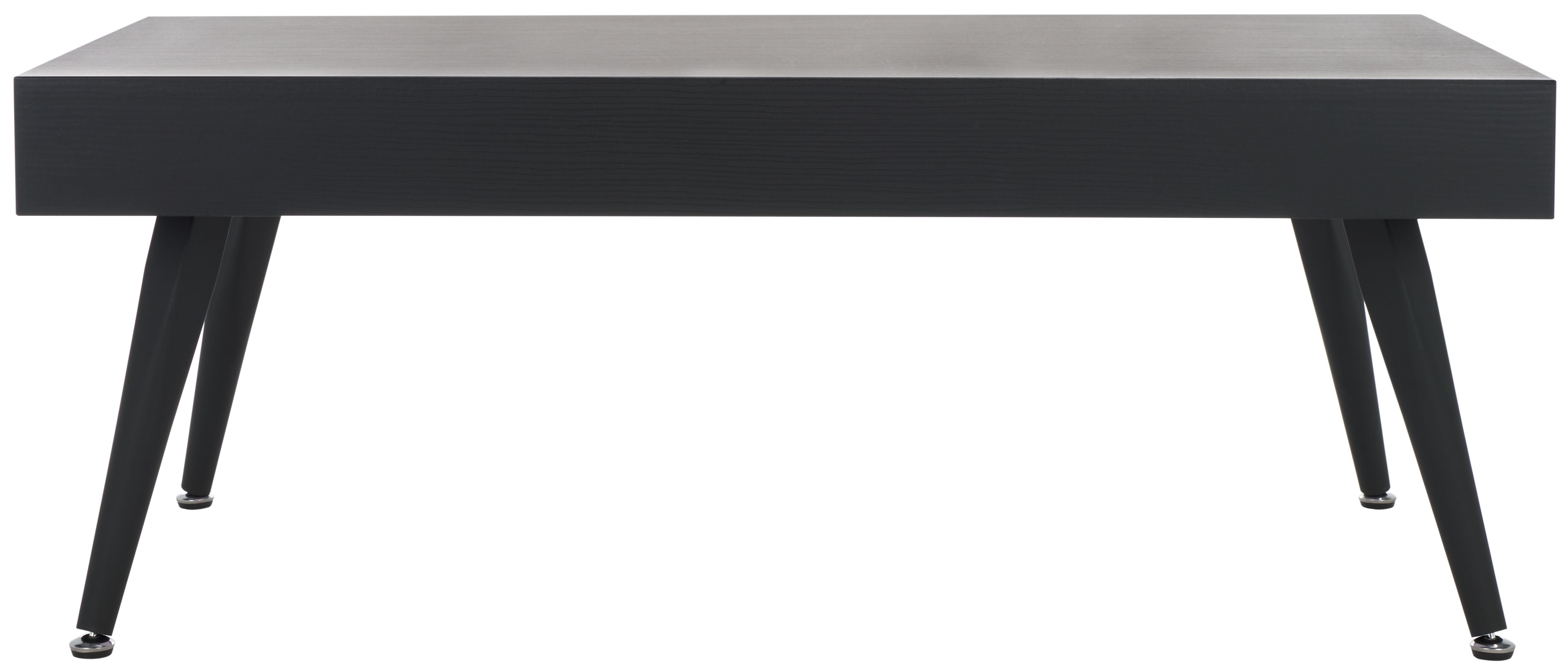 Safavieh Cedric Rectangular Midcentury Modern Coffee Table , COF7007 - Black Stripe / Black