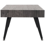 Safavieh Cedric Rectangular Midcentury Modern Coffee Table , COF7007 - Black Oak / Black