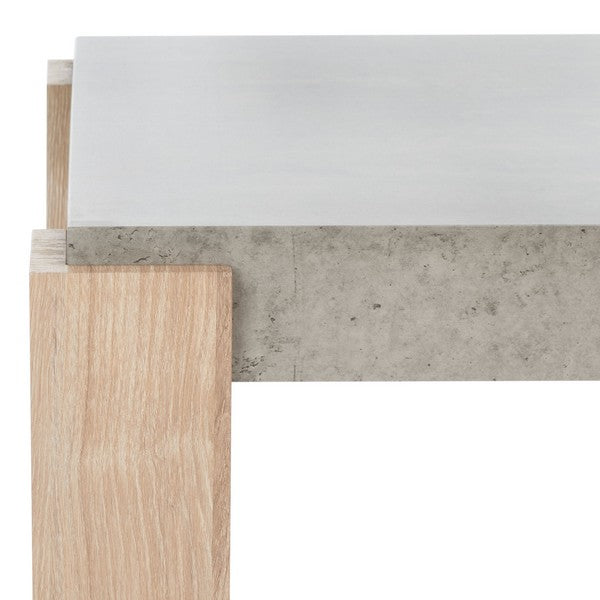 Safavieh Coromio Coffee Table, COF7014 - Light Grey / Natural