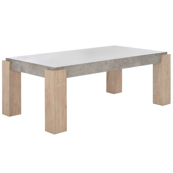 Safavieh Coromio Coffee Table, COF7014 - Light Grey / Natural