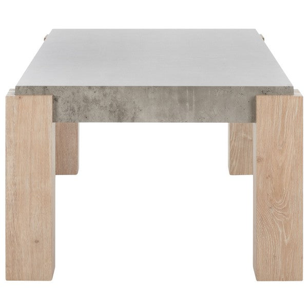 Safavieh Coromio Coffee Table, COF7014 - Light Grey / Natural