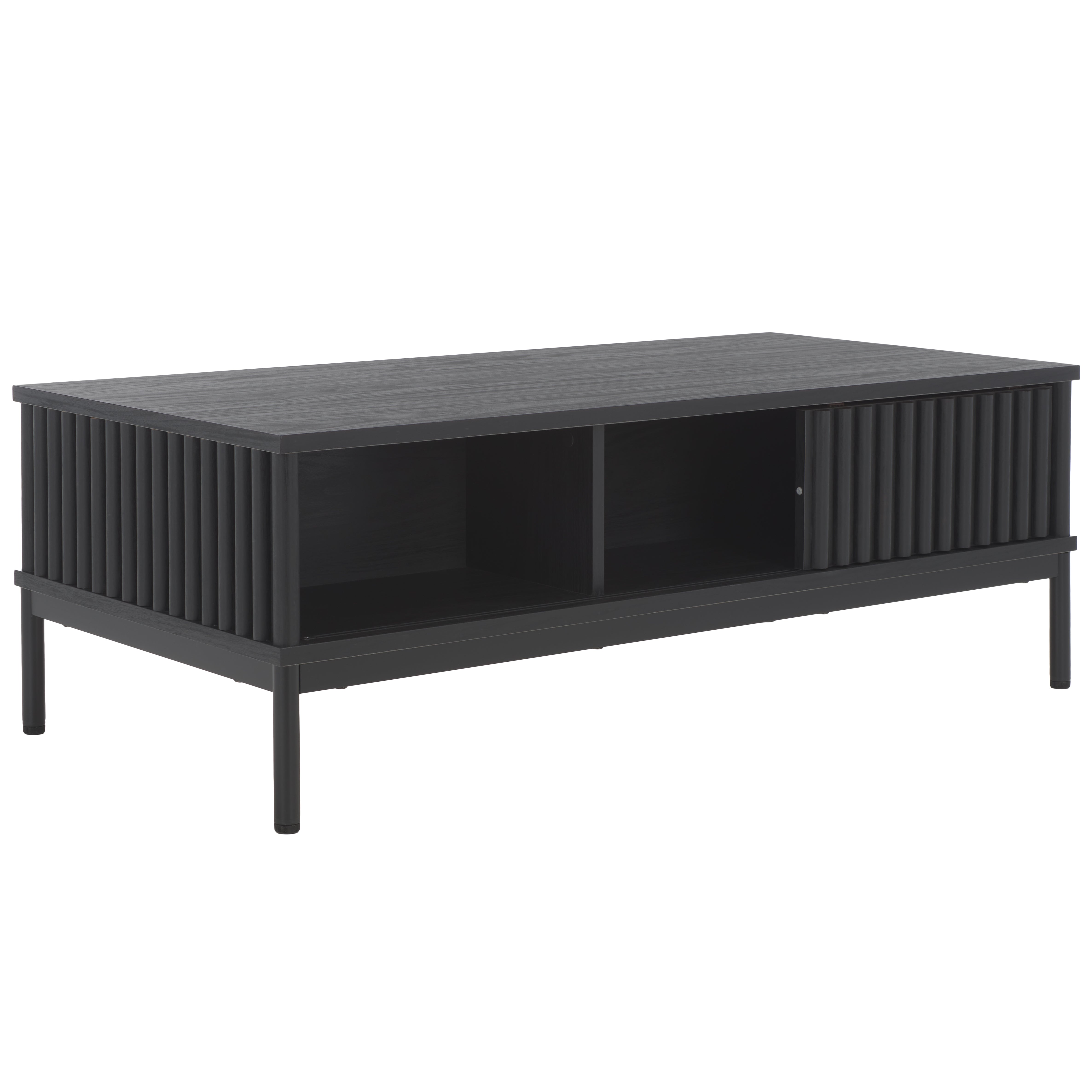 Safavieh Lylia 2 Door Coffee Table, COF9603 - Black / Black