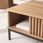 Safavieh Lylia 2 Door Coffee Table, COF9603 - Oak / Black