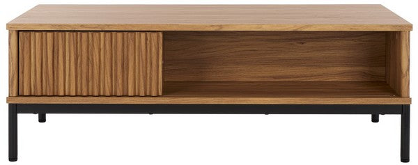 Safavieh Lylia 2 Door Coffee Table, COF9603 - Oak / Black
