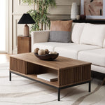 Safavieh Lylia 2 Door Coffee Table, COF9603 - Oak / Black