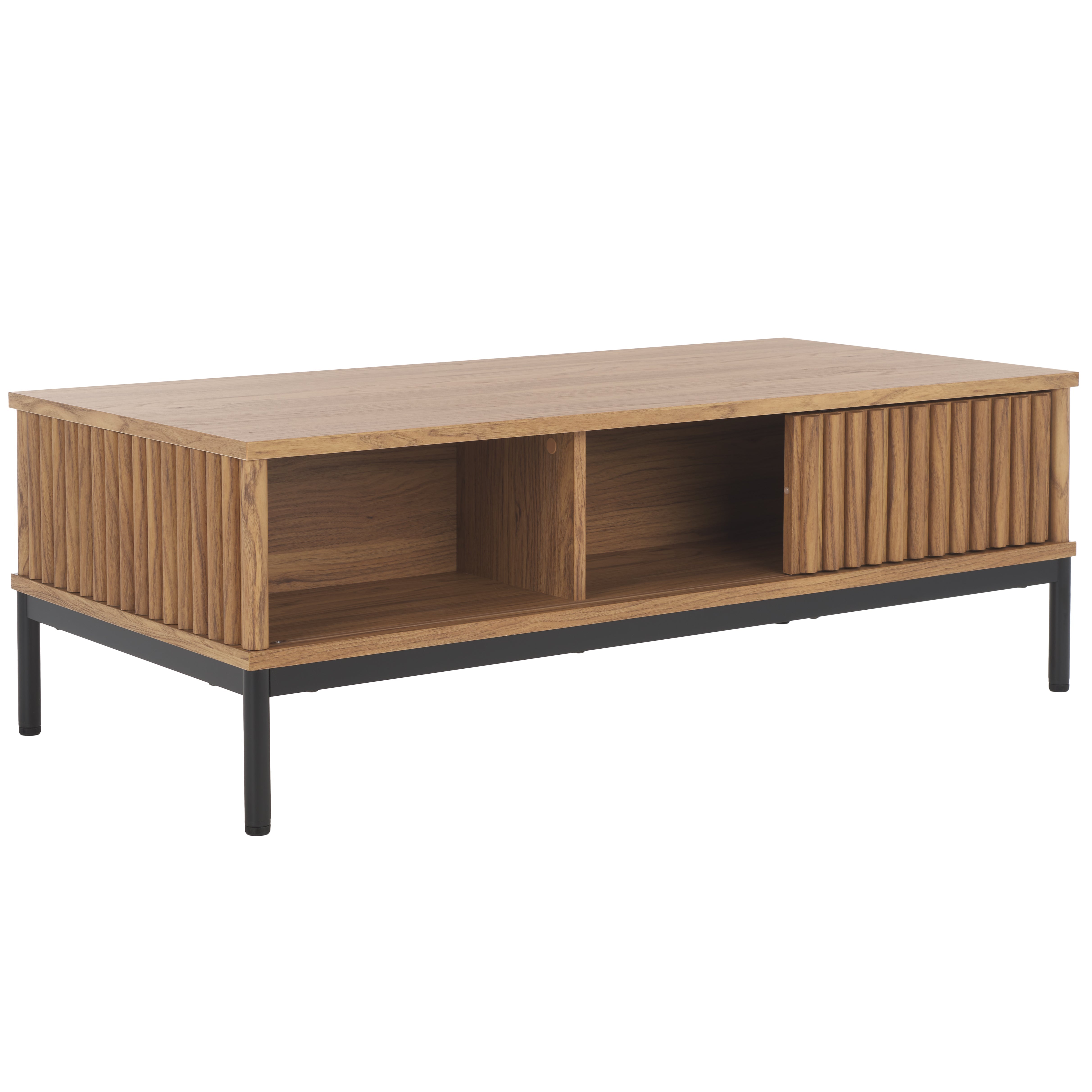 Safavieh Lylia 2 Door Coffee Table, COF9603 - Oak / Black
