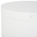 Safavieh Rafaela Round Tray Top Coffee Table With Storage, COF9704 - White