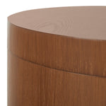 Safavieh Rafaela Round Tray Top Coffee Table With Storage, COF9704 - Walnut