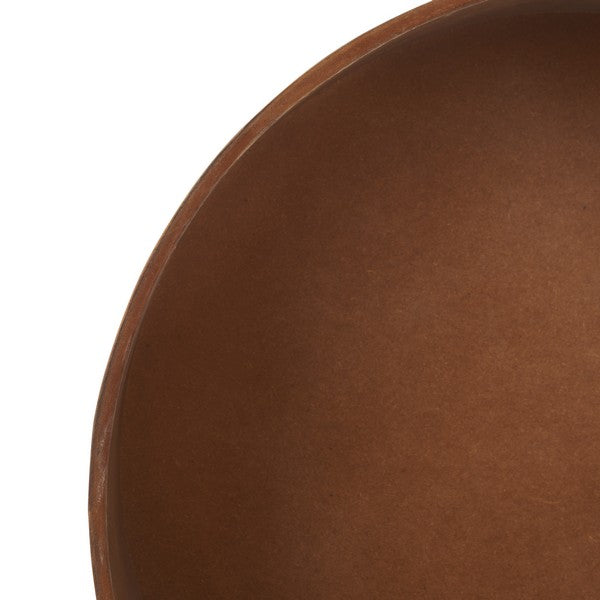 Safavieh Rafaela Round Tray Top Coffee Table With Storage, COF9704 - Walnut