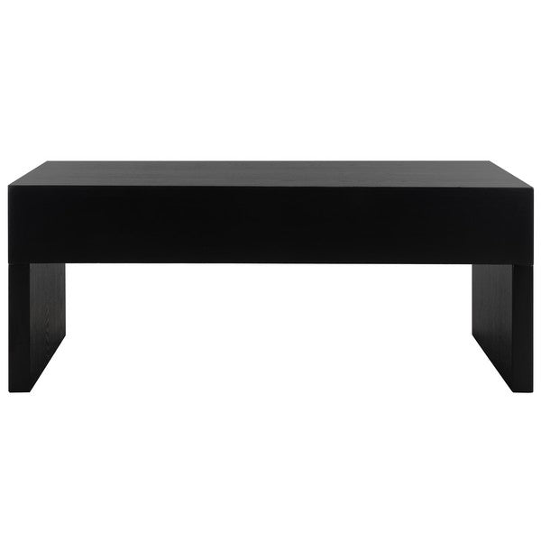 Safavieh Rune Coffee Table W/ Drawers, COF9707 - Black