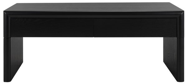 Safavieh Rune Coffee Table W/ Drawers, COF9707 - Black
