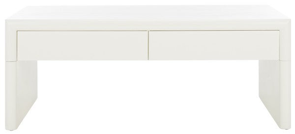 Safavieh Rune Coffee Table W/ Drawers, COF9707 - Ivory