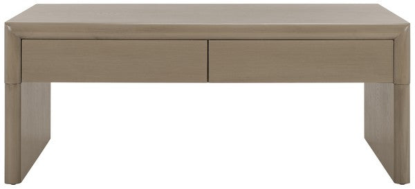 Safavieh Rune Coffee Table W/ Drawers, COF9707 - Sandy Grey
