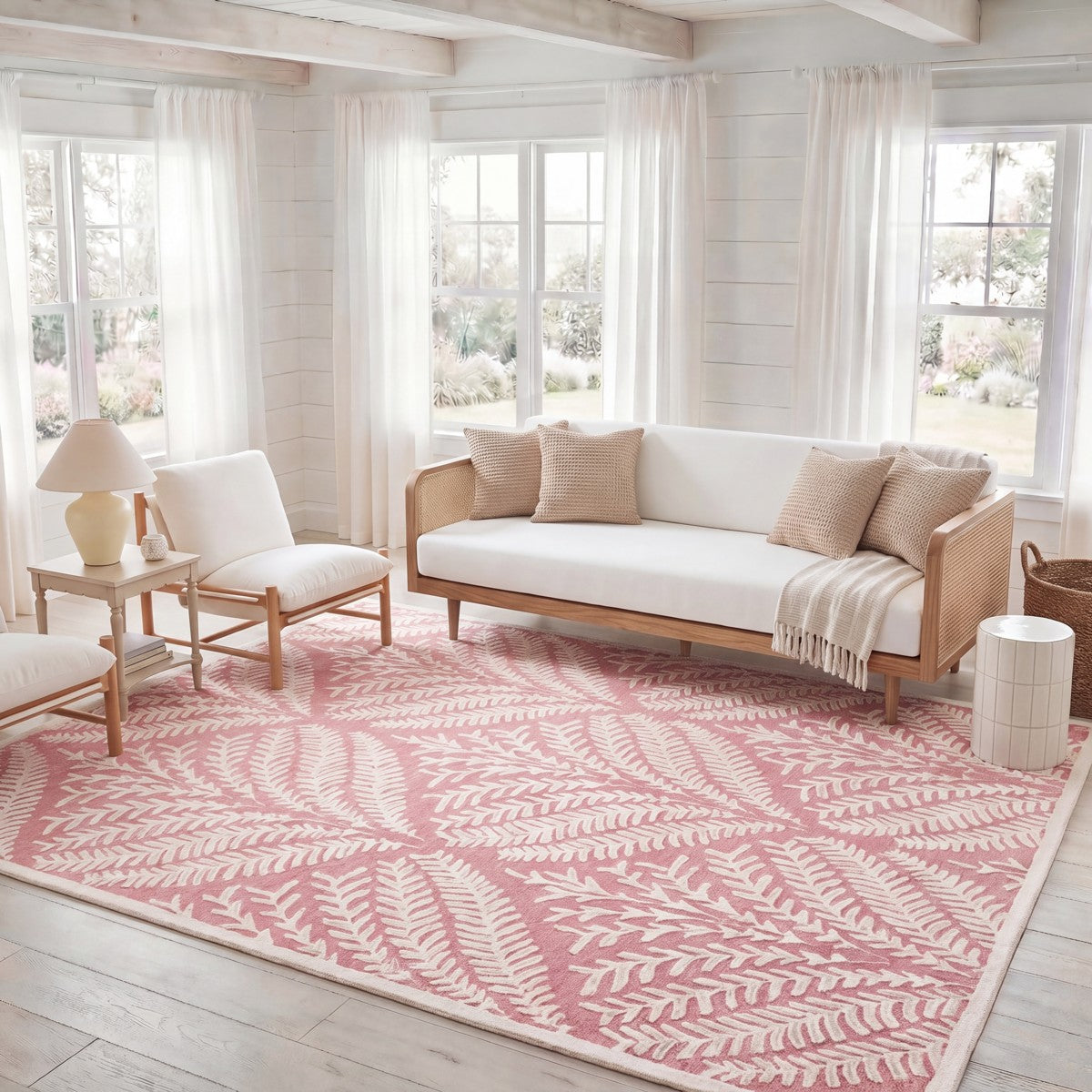 PINK / IVORY