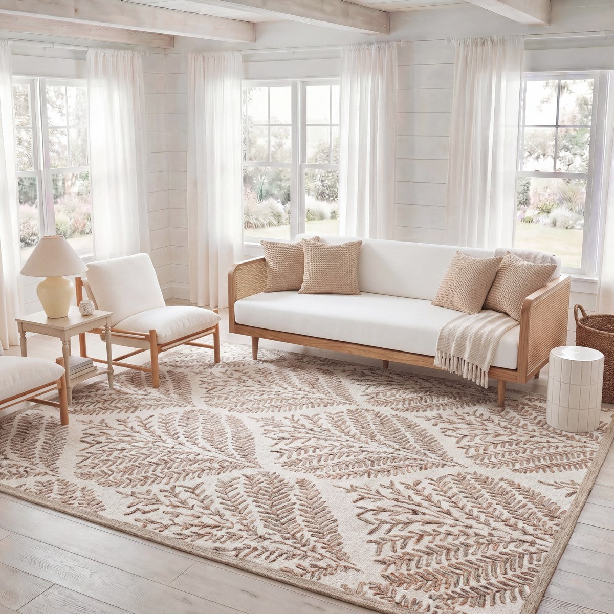 IVORY / BROWN