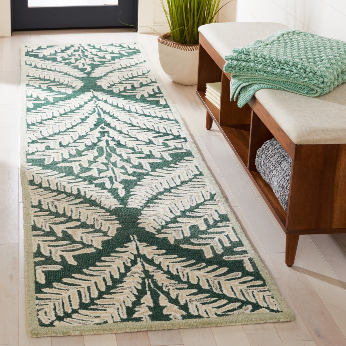 DARK GREEN / IVORY