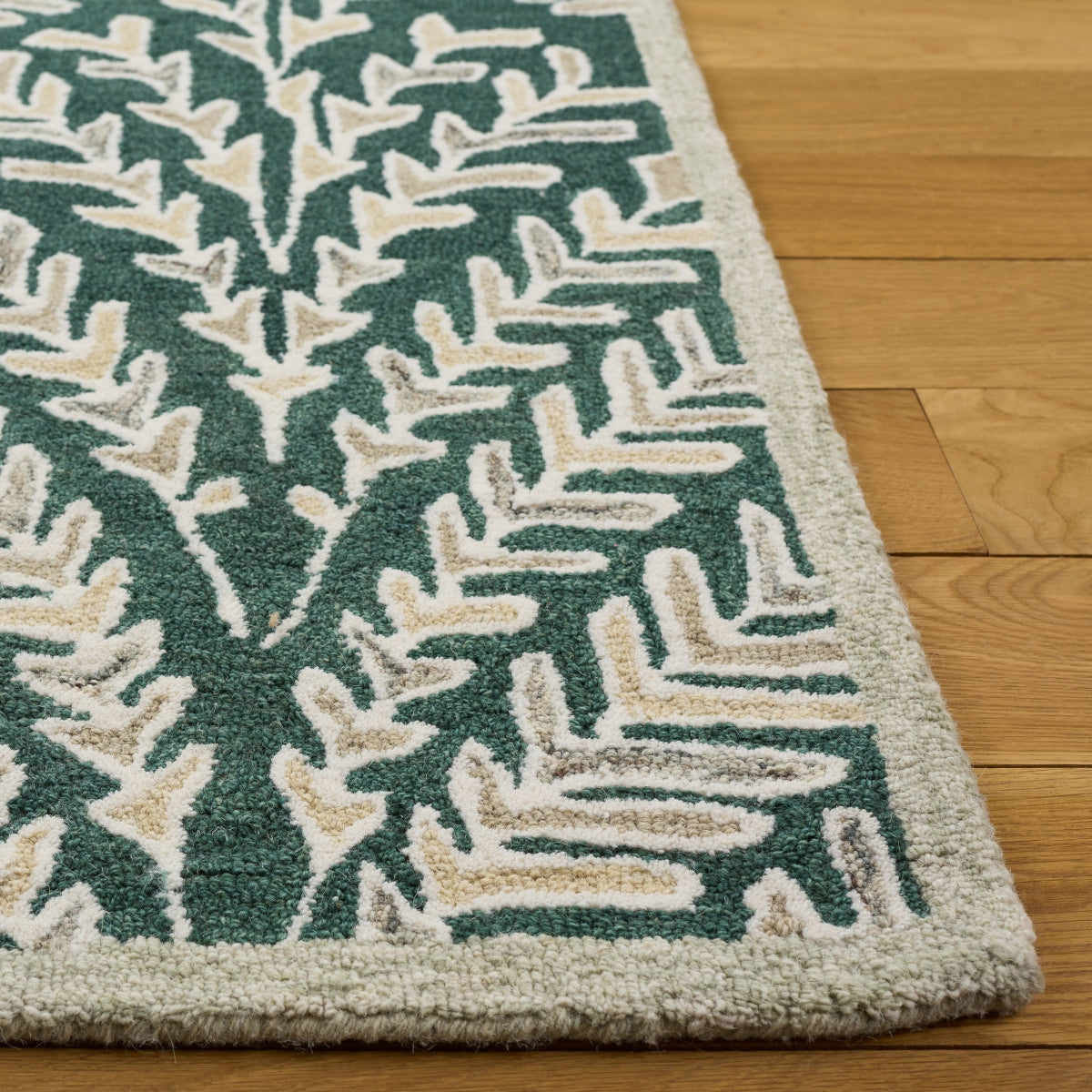 DARK GREEN / IVORY