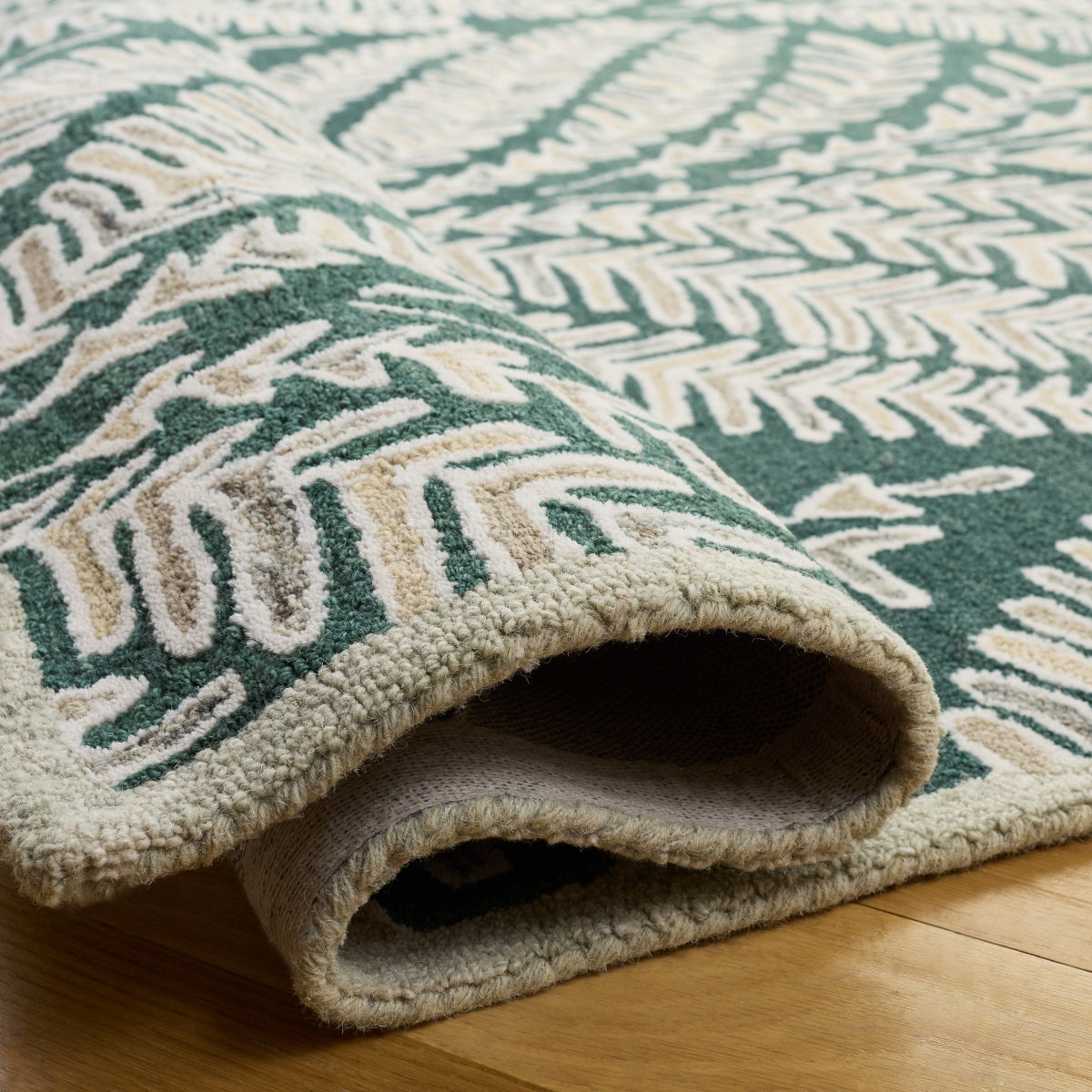 DARK GREEN / IVORY