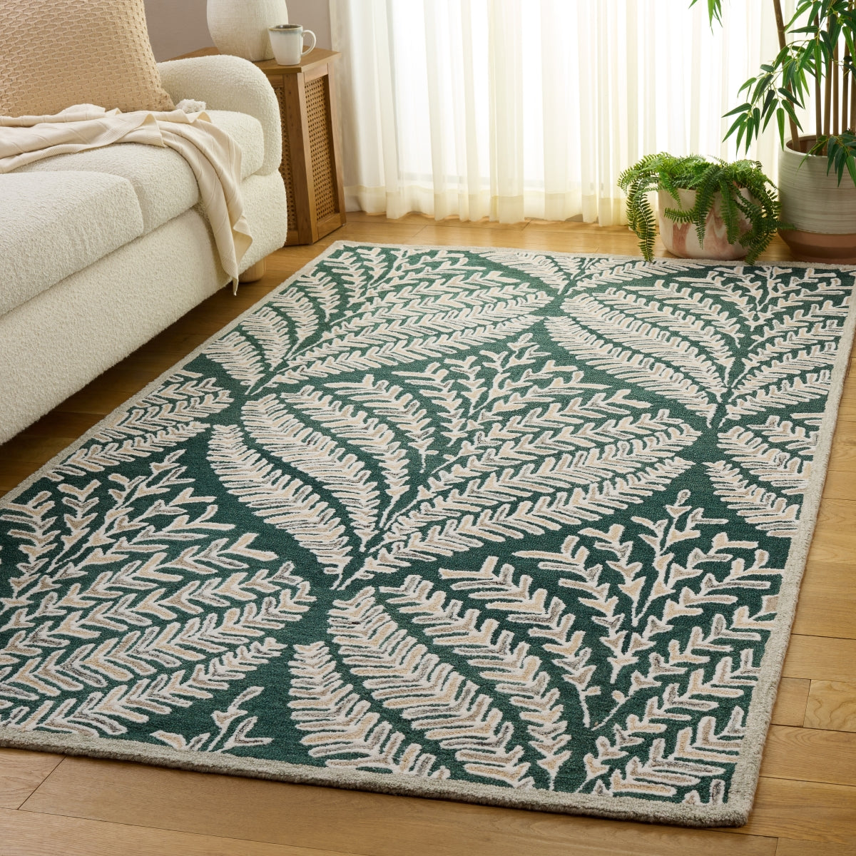 DARK GREEN / IVORY
