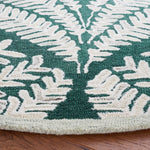 DARK GREEN / IVORY