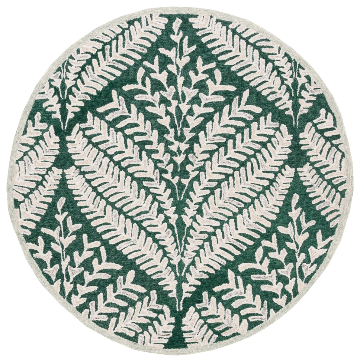 DARK GREEN / IVORY