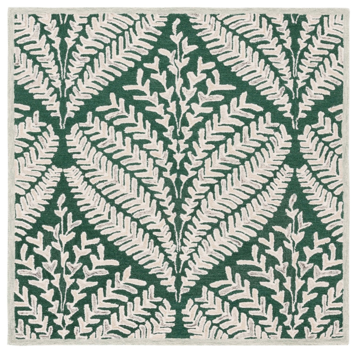 DARK GREEN / IVORY