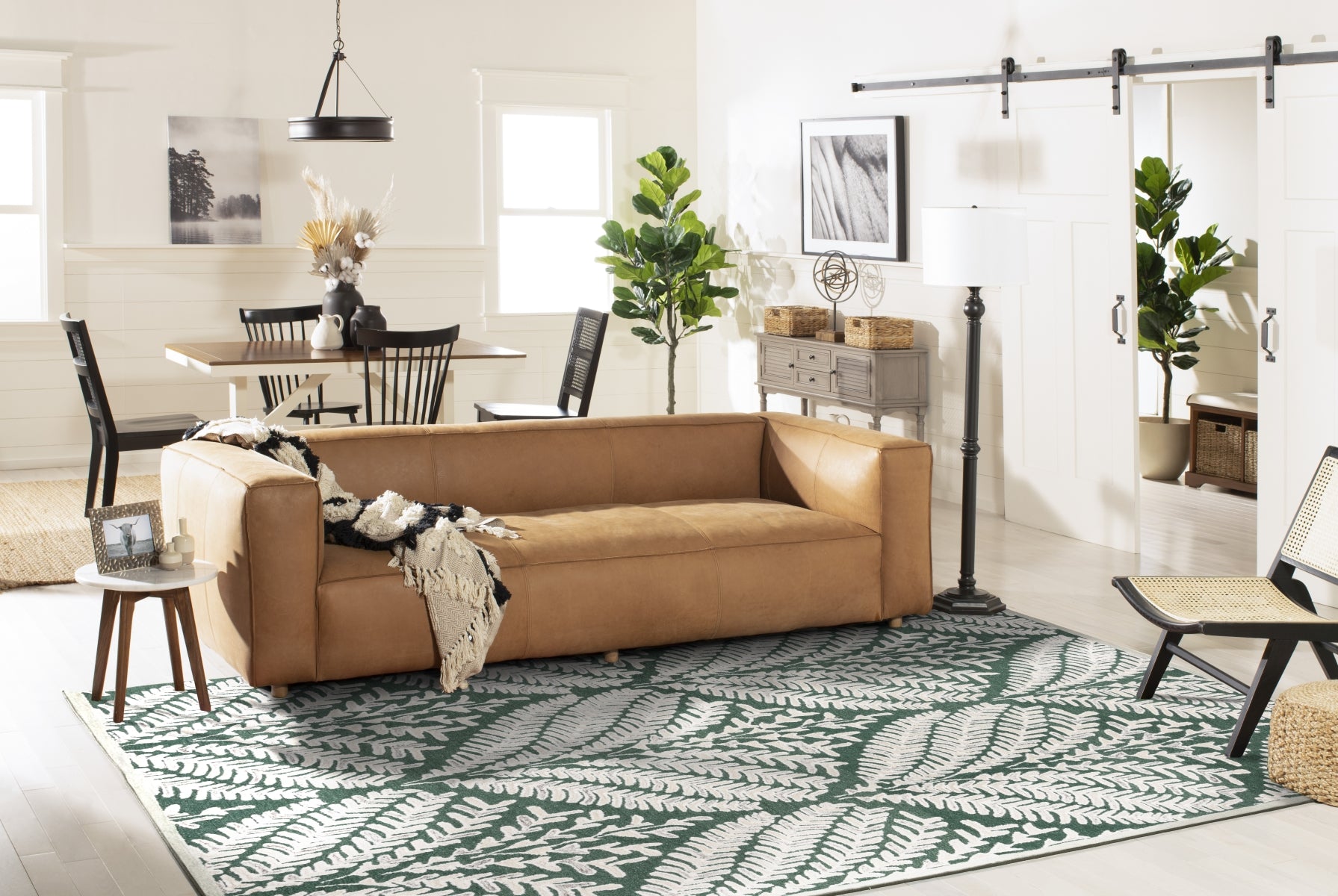 DARK GREEN / IVORY
