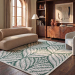 DARK GREEN / IVORY