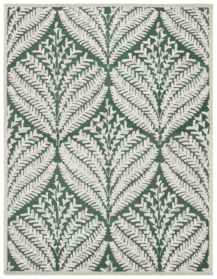 DARK GREEN / IVORY