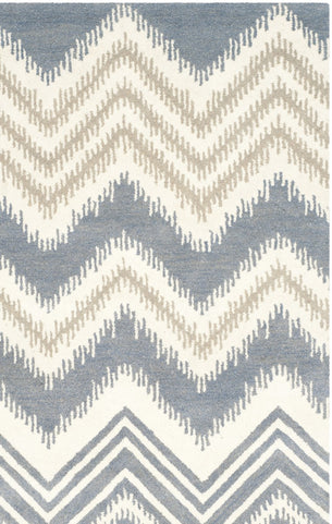 BLUE / IVORY