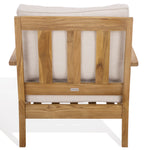 WHITE / NATURAL TEAK