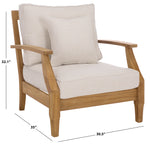 WHITE / NATURAL TEAK