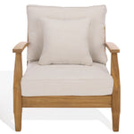 WHITE / NATURAL TEAK