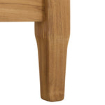 WHITE / NATURAL TEAK