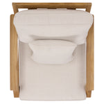 WHITE / NATURAL TEAK