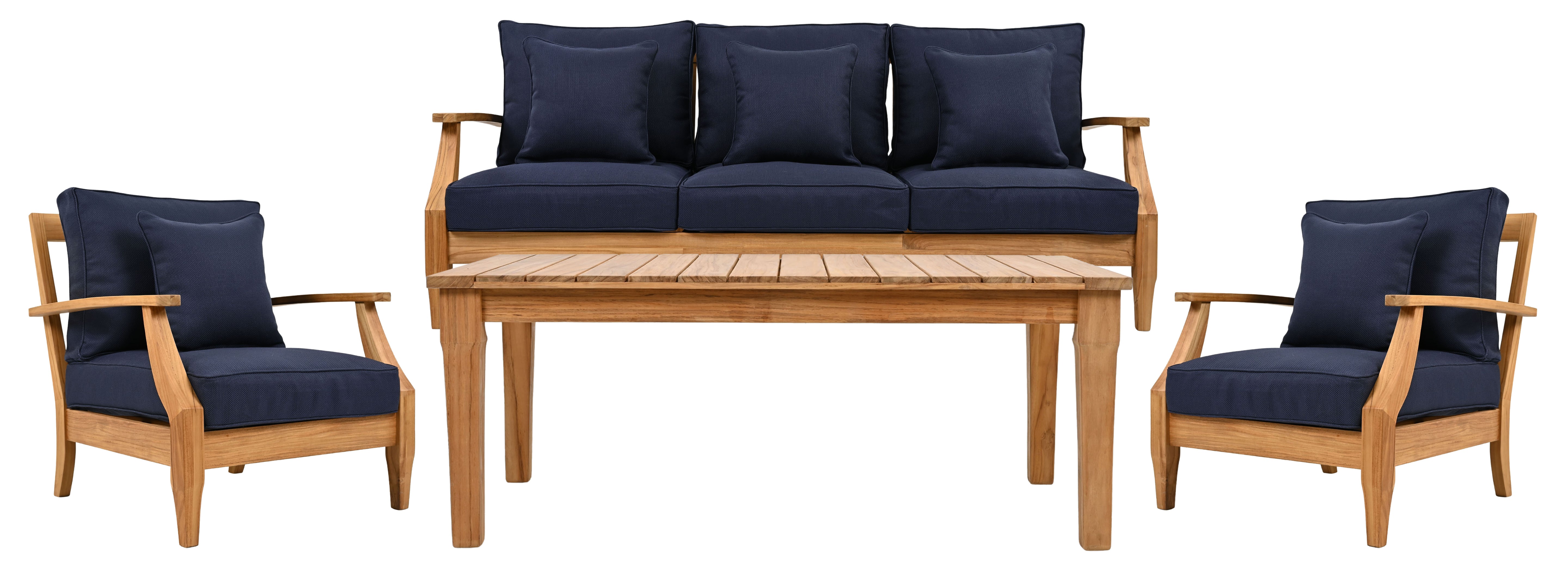 NATURAL TEAK / NAVY