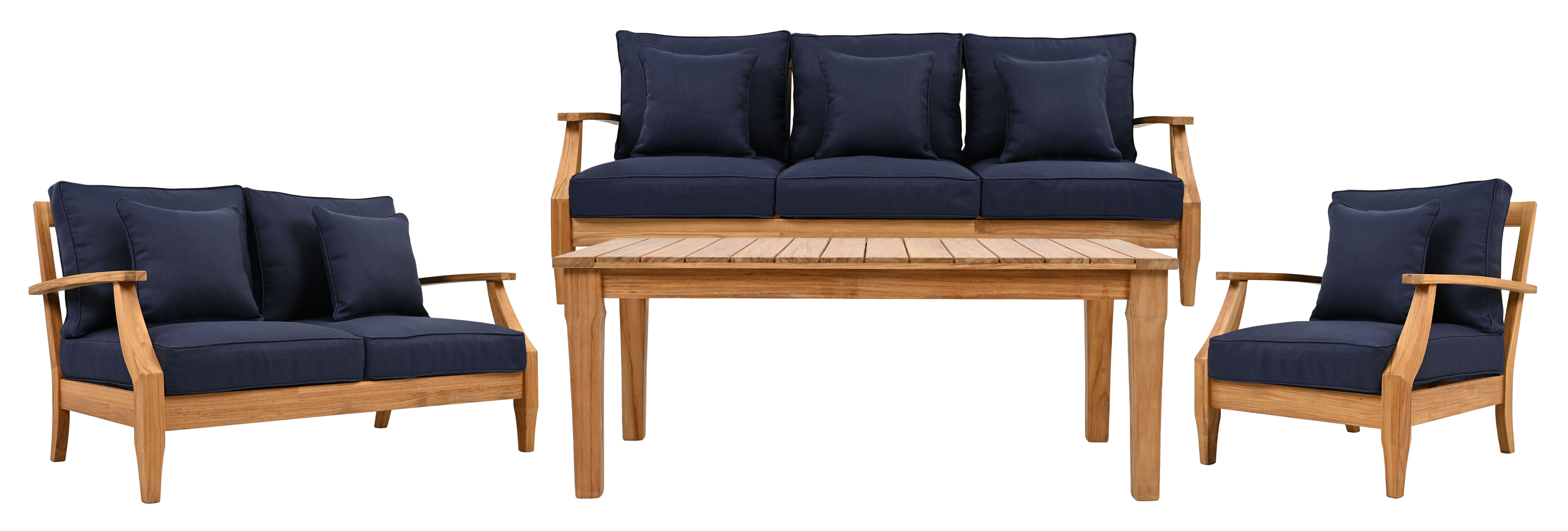 NATURAL TEAK / NAVY