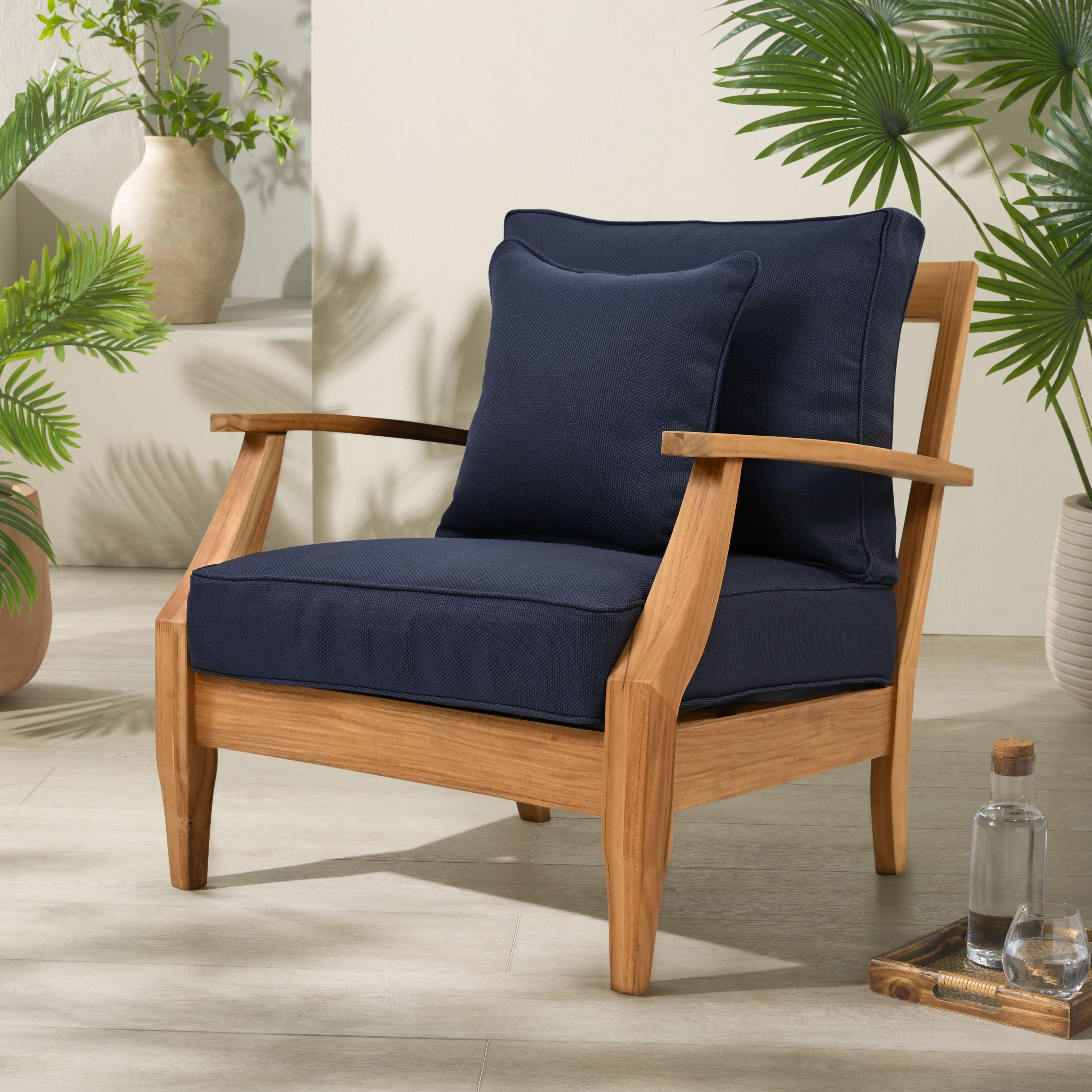 NATURAL TEAK / NAVY