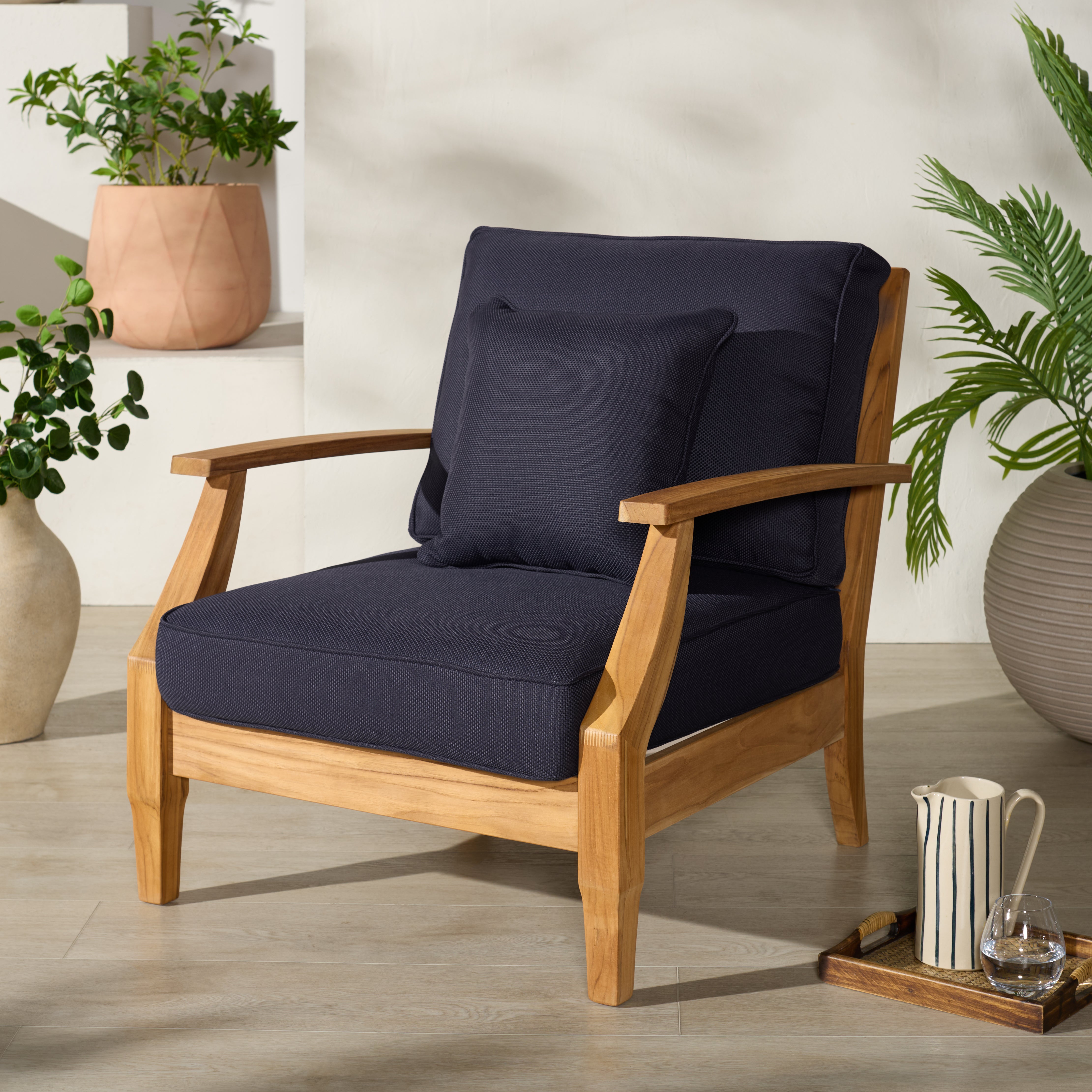 NATURAL TEAK / NAVY