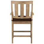 Safavieh Couture San Salvador Patio Bar Stools, CPT1020 - Natural / Dark Brown